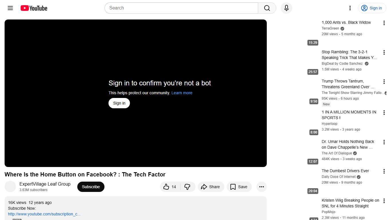 Where Is the Home Button on Facebook? : The Tech Factor - YouTube